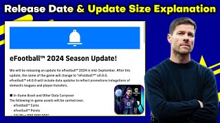 Final Release Date With Update Size amp Konami Id Link  eFootball 2025 Release Date amp Update Size [upl. by Montagu]