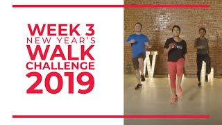 New Years Walk Challenge 2019  Week 3  Walk at Home [upl. by Rawden]