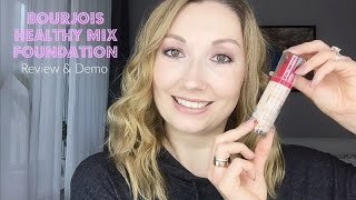 BOURJOIS HEALTHY MIX FOUNDATION Review amp Demo  BeautyThoughtsbyAlex [upl. by Airotna]