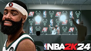 NBA 2K24 PS5 MyCareer  Facing Fears In Debut Game Ep2 [upl. by Virgy]