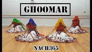 Ghoomar Dance Tutorial  Easy Step by Step  dancewithnaksh7991 Choreography [upl. by Abdel746]