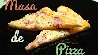 MASA PIZZA ITALIANA  MASA PIZZA CASERA [upl. by Francesca]