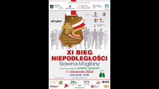 XI Bieg Niepodległości Skawina–Mogilany [upl. by Egan]