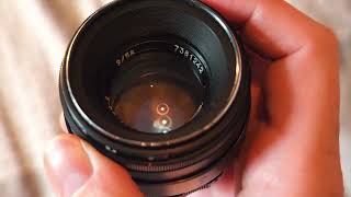 How to use the aperture on Helios 442 [upl. by Lertnahs480]