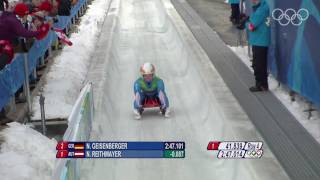 Reithmayer  Womens Luge Singles  Vancouver 2010 Winter Olympic Games [upl. by Adnawaj388]