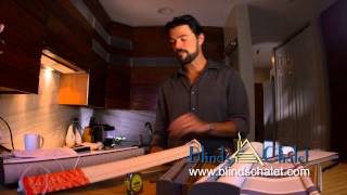 Installing Your Custom Made Blinds Chalet Window Coverings Featuring John Gidding [upl. by Blakely148]