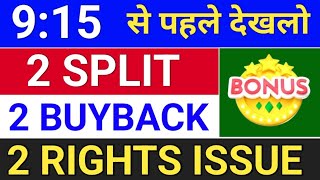 2 BUYBACK 2 Rights issue 2 SPLIT ◾Aarti Drugs Transport Corporation ireda share [upl. by Akimet205]