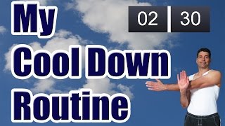 Cool Down Exercises After Workout My One Minute Workouts Cool Down Stretches [upl. by Imit]