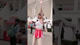 KAMEAAM RED N WHITE kameaam cosplay cutegirl [upl. by Lewendal]