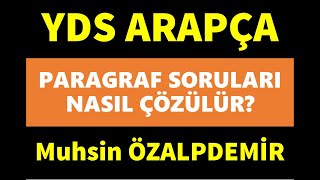 YDS Arapça paragraf soruları nasıl çözülür [upl. by Rahcir]