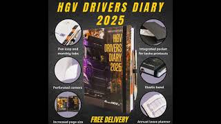 HGV Drivers Diary 2025 🤩👌 hgvdrivers lorry hgv [upl. by Dlanigger195]