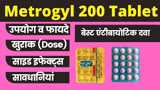 Metrogyl 200 Uses in hindi  metrogyl 200 mg tablet uses in hindi  metrogyl 200 safe in pregnancy [upl. by Enitsirhk]