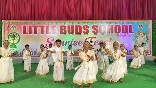 Pallivaalu Bhadravattakam Dance performed by Little Buds School UKG students [upl. by Imit233]