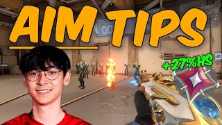 20 AIM Tips For Valorant ft Tenz [upl. by Veejar]