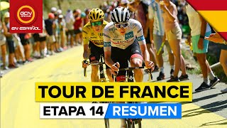 Tour de Francia 2022  Resumen Etapa 14 [upl. by Inittirb]