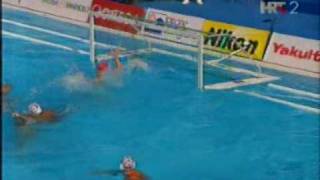 Vaterpolo SP2009 Srbija Hrvatska polufinale 42 [upl. by Annaicul]