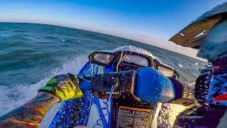 2020 Yamaha GP1800R First Look amp Tearing Up Waves Atlantic Ocean [upl. by Sanbo]