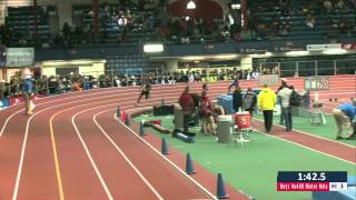 Boys 4x400m Relay Section 3  New Balance Nationals Indoor 2014 [upl. by Freiman926]