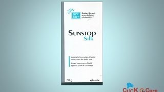 Sunstop Silk Spf58 Sunscreen On ClickOnCare [upl. by Beaufort716]