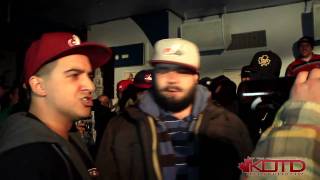 KOTD  Rap Battle  Kid Twist and poRICH vs Loe Pesci and Bender Hosted By Iron Solomon [upl. by Silverts812]