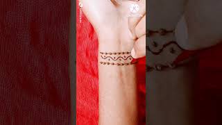 Simple mehndi braslet Designs simplemehndidesignhowtomakemehndidesign basslet bangles [upl. by Anidnamra]