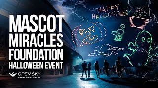 150Drone Show at Mascot Miracles Foundation Halloween Event [upl. by Niwdla757]