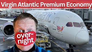 My Honest Opinion of Virgin Atlantic Premium Economy on an Overnight Flight from Seattle to London [upl. by Acirfa851]