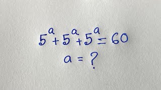 Maths Olympiad  A interesting Exponential Equation Solve for X [upl. by Jerrome]