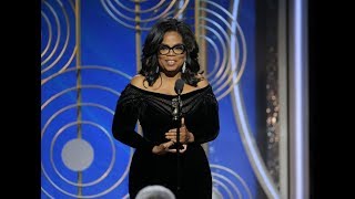 Oprah Winfrey accepts Cecil B DeMille Award at Golden Globes [upl. by Lynne]