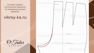 Как углубить средний шов на брюках [upl. by Nomrej]