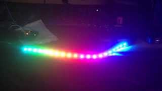 First Test of WS2812B with Arduino and Adafruit NeoPixel [upl. by Lael]