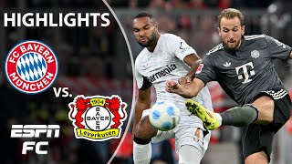 🚨 OKTOBERFEST SHOWDOWN 🚨 Bayern Munich vs Bayer Leverkusen  Bundesliga Highlights  ESPN FC [upl. by Ellehcil]