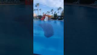 Palmeras Beach Hotel Alanya Turkey Pool overview [upl. by Anelis]