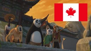 Kung Fu Panda 2  Po amp The Five leave for Gongmen Canadian FrenchFrançais Canadien [upl. by Zosema]