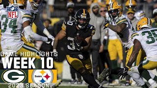 Green Bay Packers vs Pittsburgh Steelers  2023 Week 10 Game Highlights [upl. by Airom]