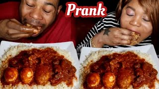 Prankster gets Instant Karma 🤣🤣🤣  funny husband and wife  hilarious couple  Prank Video [upl. by Anilahs]