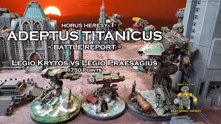 Adeptus Titanicus Battle Report Ep 6  Krytos vs Praesagius 1750 pts [upl. by Llewop473]