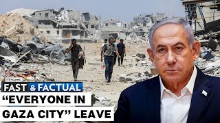 Fast and Factual LIVE Israel Orders Palestinians to Leave Gaza City and Move to South of Strip [upl. by Possing]