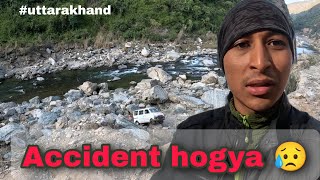 Raste m huwa accident uttarakhand pradeeprana [upl. by Strait]