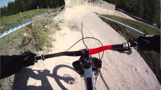 EDC Leogang 2012 Trainingsrun  IXS european downhill cup [upl. by Ibed]