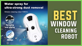 Best Robotic Window Cleaner  Liectroux YW610 Auto Water Spray Window Cleaning Robot on Aliexpress [upl. by Yelmene283]