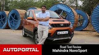 Mahindra NuvoSport Test Drive review  Autoportal [upl. by Gussy]