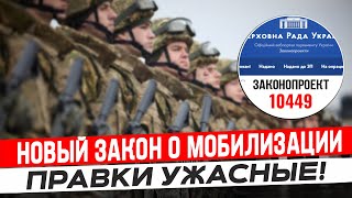 Как изменили новый закон о мобилизации 10449  окончательная версия ужасная [upl. by Anatnom]