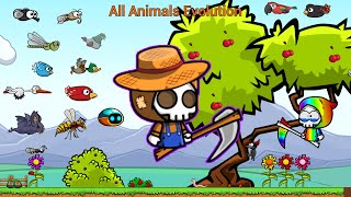 All Animals Evolution And The Farmer Reaper EvoWorldio [upl. by Ileray826]