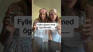 Fyller glaset med ögonbindel… twins challenge [upl. by Eladnek]