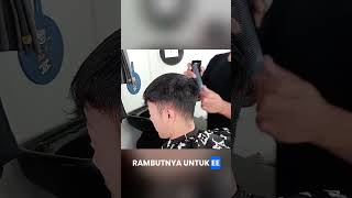 Langkah Pembagian Rambut  Parting sebelum mencukur [upl. by Aniratac]