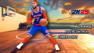 NBA2K25 68 Carmelo Anthony Build Is A BUCKET [upl. by Adnomar891]