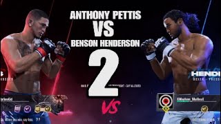 ANTHONY PETTIS VS BENSON HENDERSON 2 ONLINE UFC 5 [upl. by Morna158]