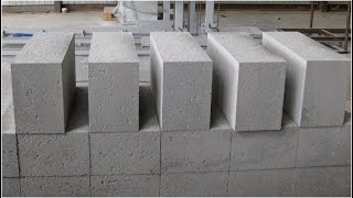 How to produce lightweight aerated concrete blocks non autoclaved [upl. by Nac]