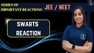 Swarts reaction class12  JEENEET  Anandi maam  ARIES [upl. by Alenas]